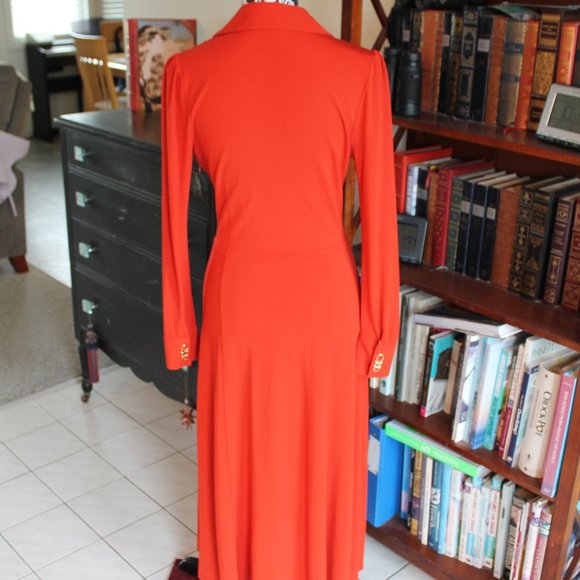 Gorgeous Michael Kors Burnt Orange Dress Brand New - Picture 3 of 10
